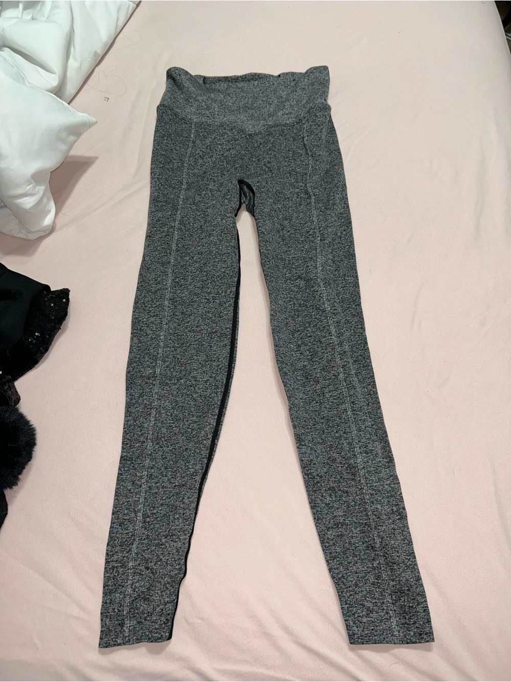 PINK Victoria's Secret Heather Gray High-Waist Leggings